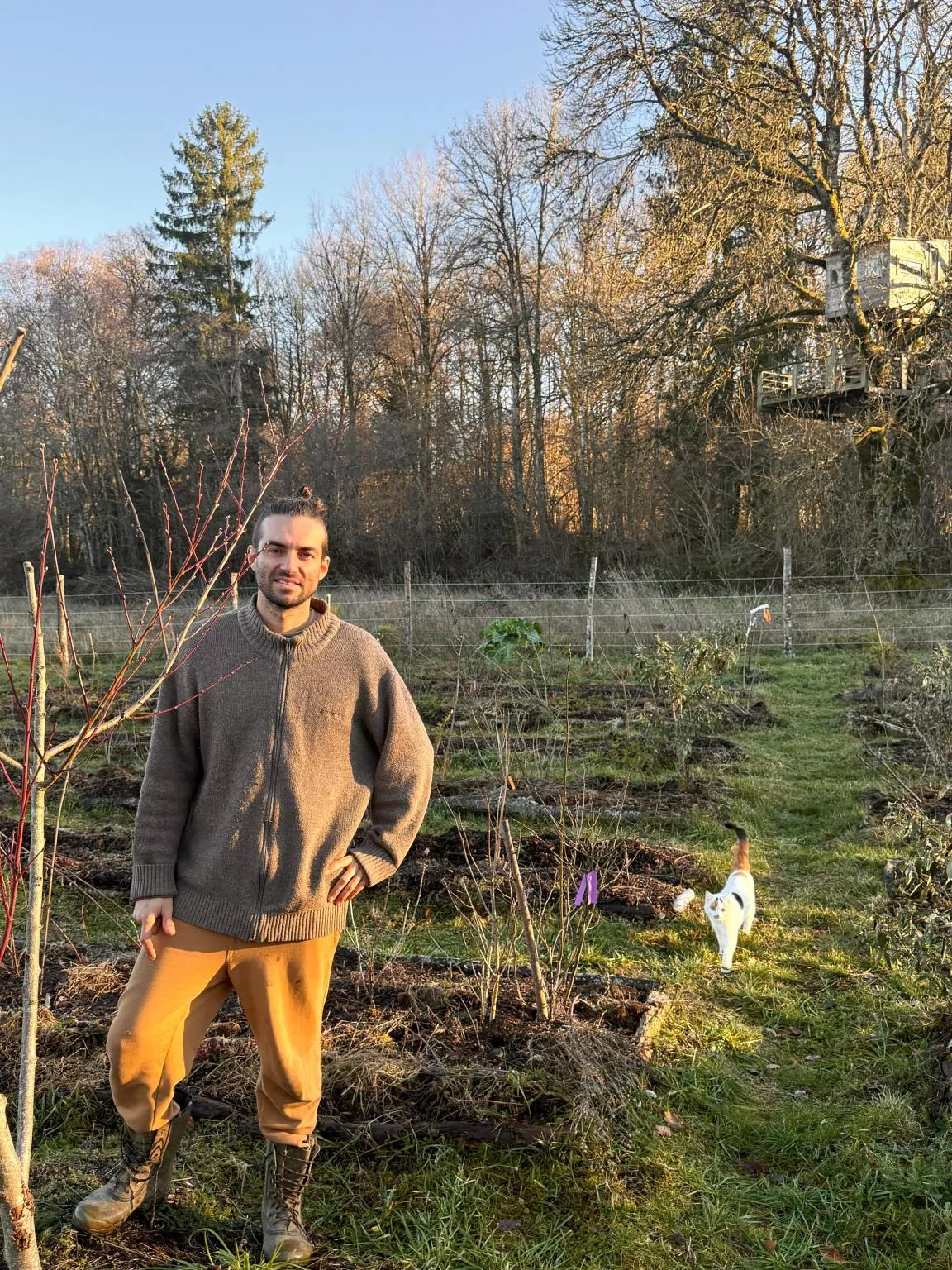 Pépinière la bonne danse avec le chat