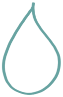Goutte d'eau pleine